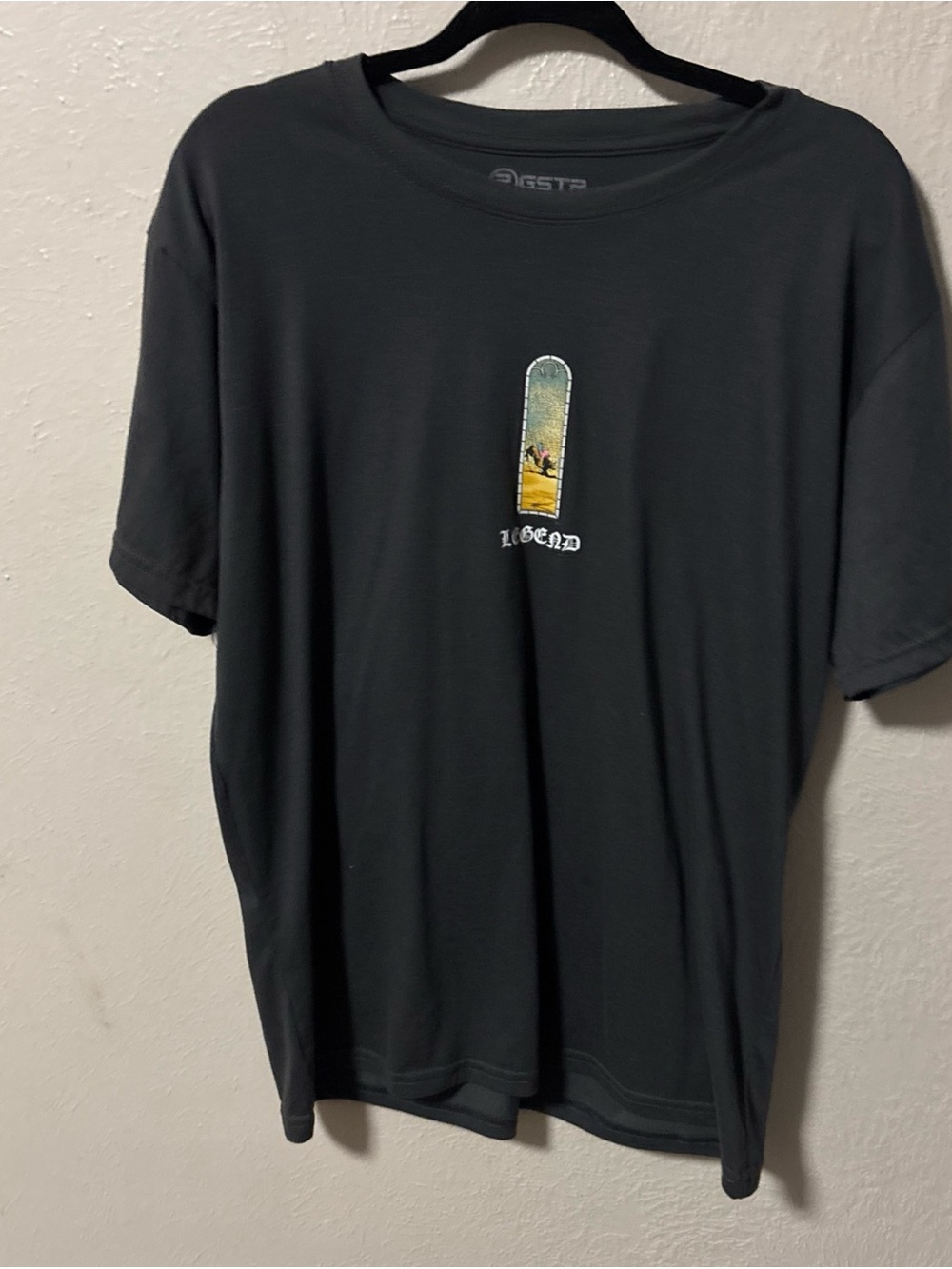 Men's Gray 'Legend' Graphic Tee Size L